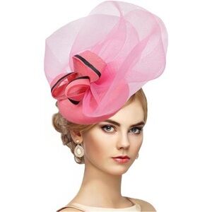 Fascinator Hats for Women Pink NEW